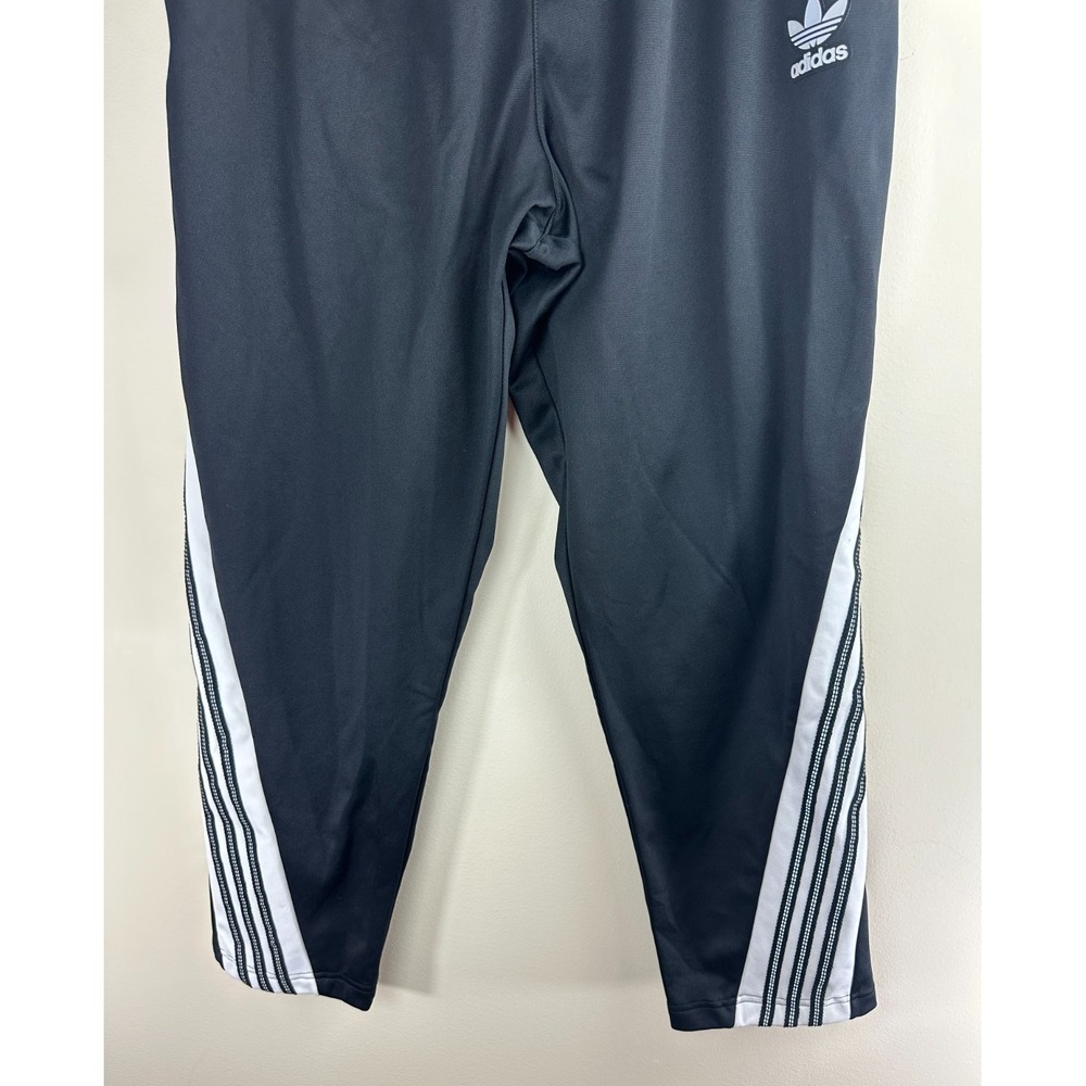NEW Adidas BR8 US TP DM4463 Men's Size XL Black White Stripe Track Pants - Picture 5 of 16